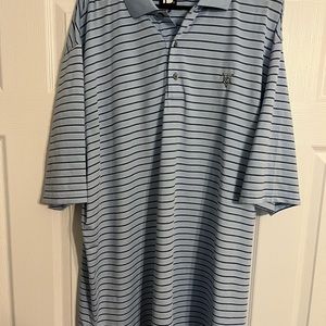 Foot joy shirt. Blue stripped